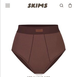 SKIMS COTTON RIB BRIEF